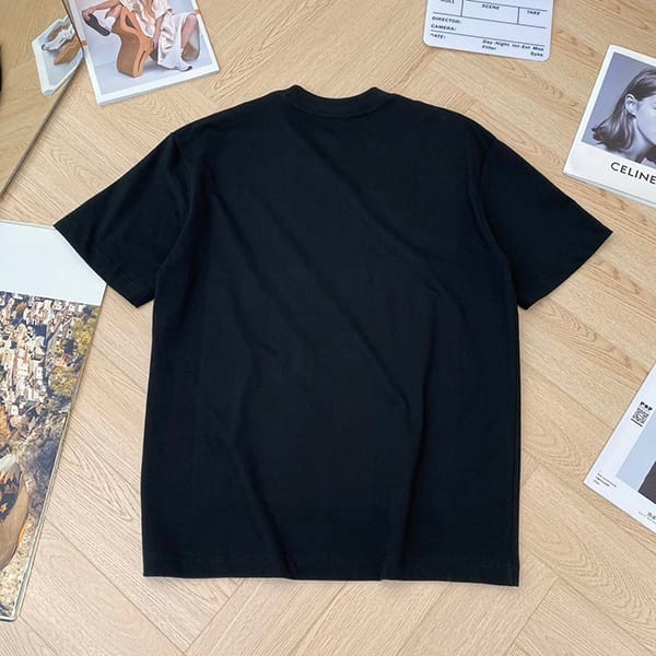 お洒落モンクレール ウォーターペイント ロゴ ダブルエッジ Tシャツ フェイク 2色 mop85389